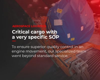 Expedited aerospace logistics | What should you do if you need to move an aircraft engine door to door in a critical movement?