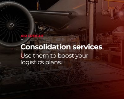 What is an air freight consolidation service?